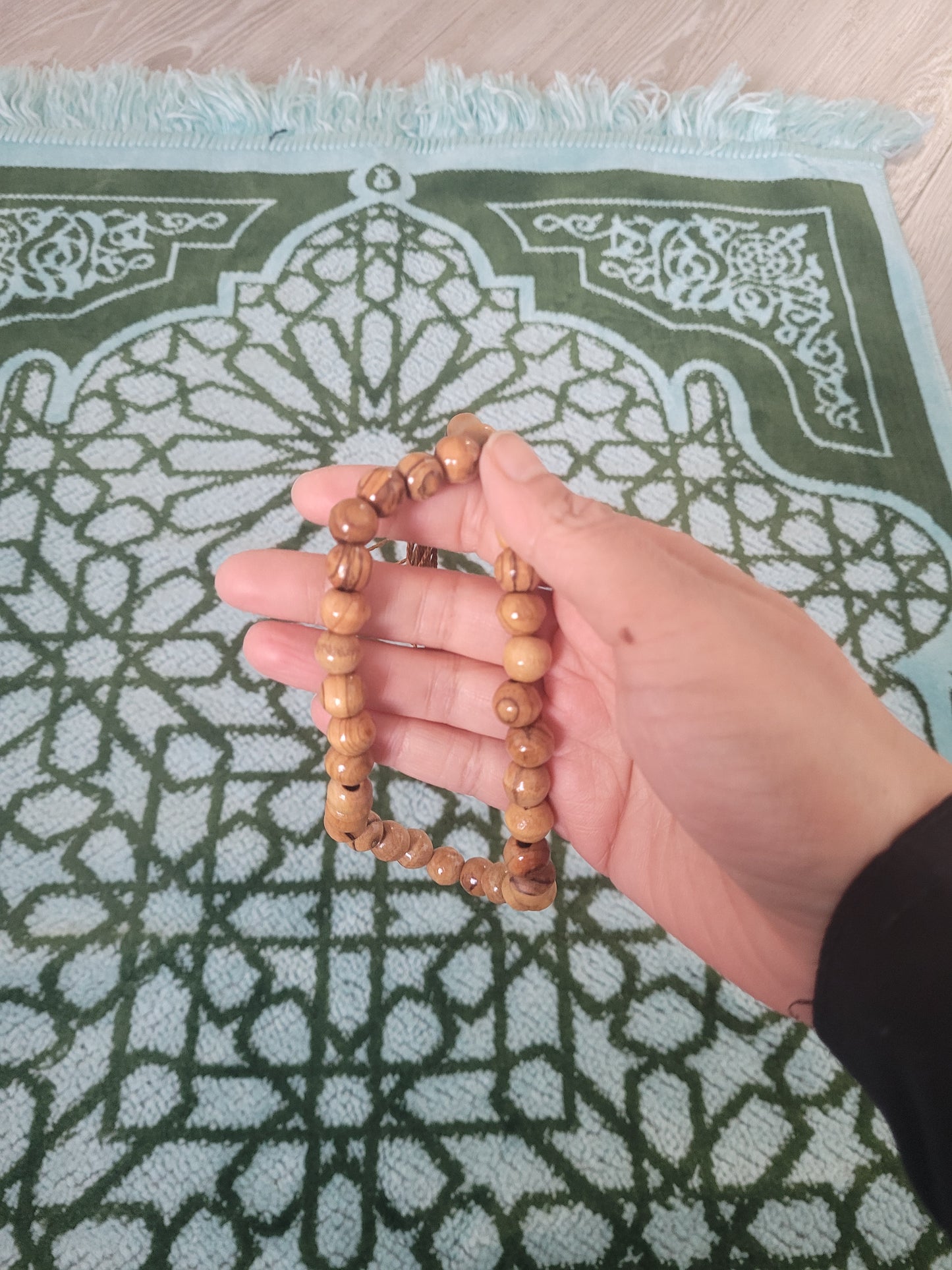 33 Beads Palestinian Olive Wood Prayer Beads