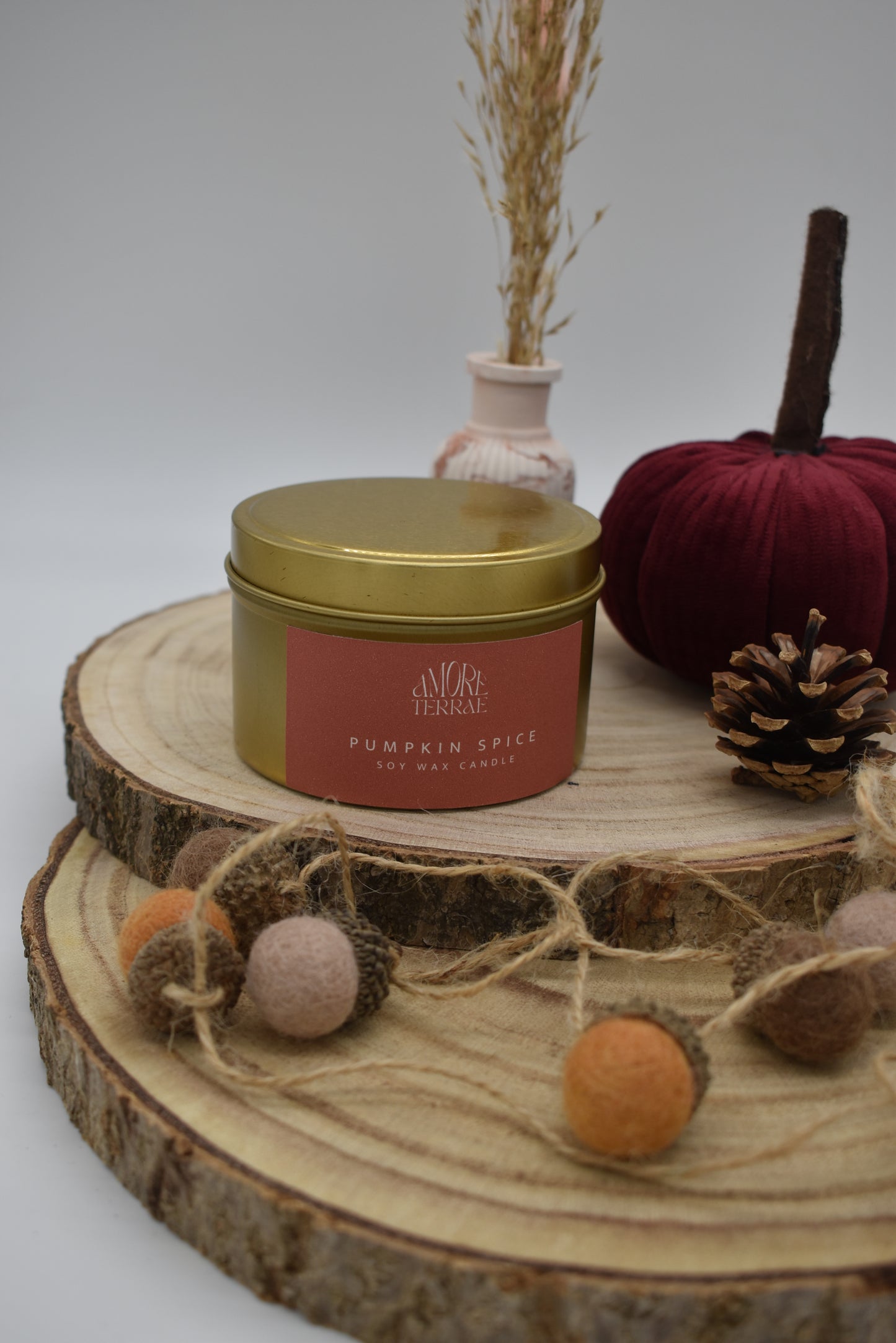 Pumpkin Spice Tin Candle