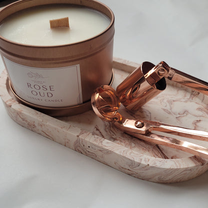 Rose Oud Tin Candle