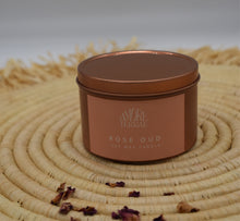 Load image into Gallery viewer, Rose Oud Tin Candle
